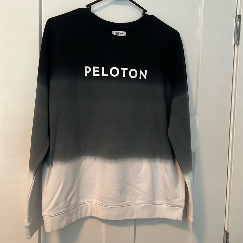 NWT Peloton ombré dip dyed sweatshirt M